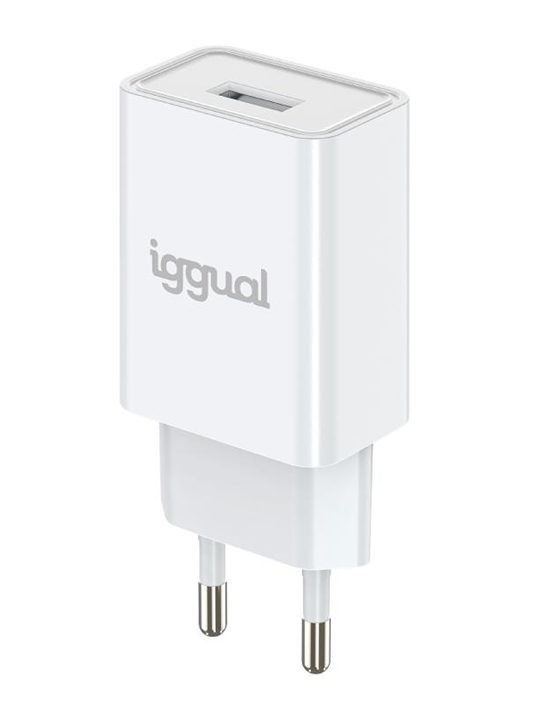 iggual Cargador de pared 1xUSB 5V/2A (10W) 3
