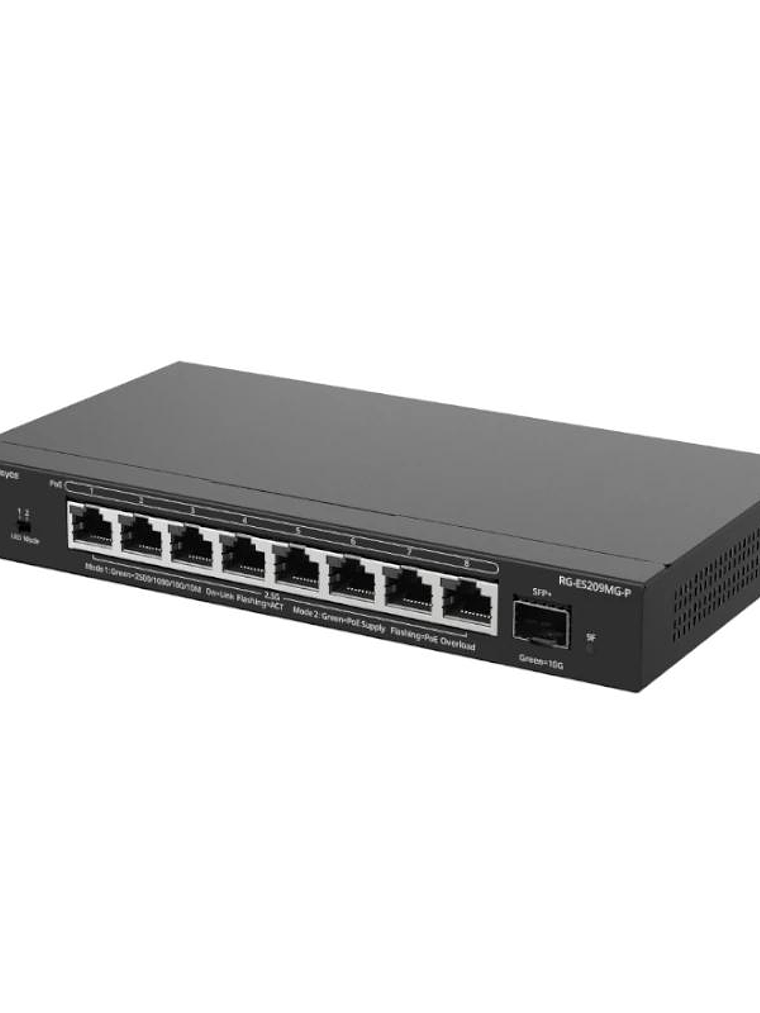 Reyee ES209MG-P Switch 5xmGB PoE 1xSFP+ 130W 1