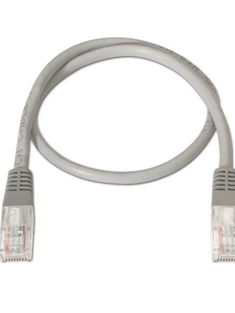 Aisens Latiguillo RJ45 CAT.6 UTP 50cm Gris Cobre 2