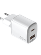 Celly Cargador Gan  1USB 1USBC 35w WH - Miniatura 1