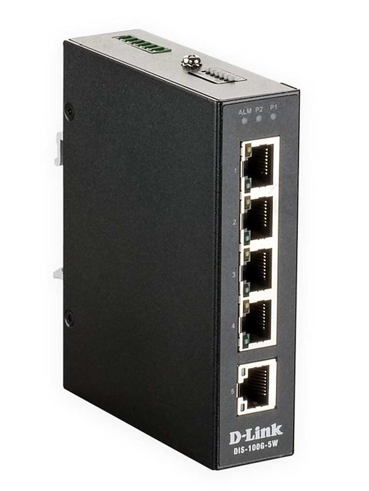 D-Link DIS-100G-5W Switch Industrial 5xGB 1