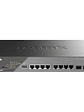 D-Link DSS-200G-10MP Switch 8xGbE PoE 2xSFP LR - Miniatura 1