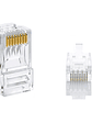 Ewent Conector Modular CAT 6 U/UTP, 100pcs - Miniatura 2