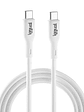 iggual Cable USB-C/USB-C 100 cm blanco Q3.0 3A 60W - Miniatura 1