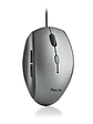NGS WIRED ERGO SILENT MOUSE + USB TYPE C ADAP GRAY - Miniatura 1