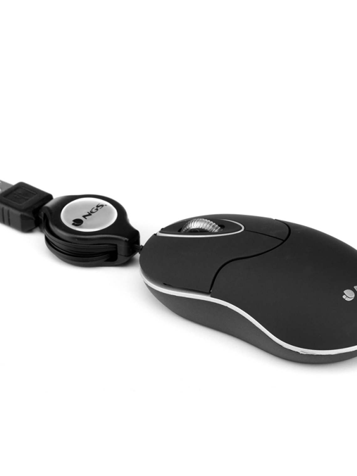 NGS Ratón Retráctil SINBLACK 1000dpi Negro 3