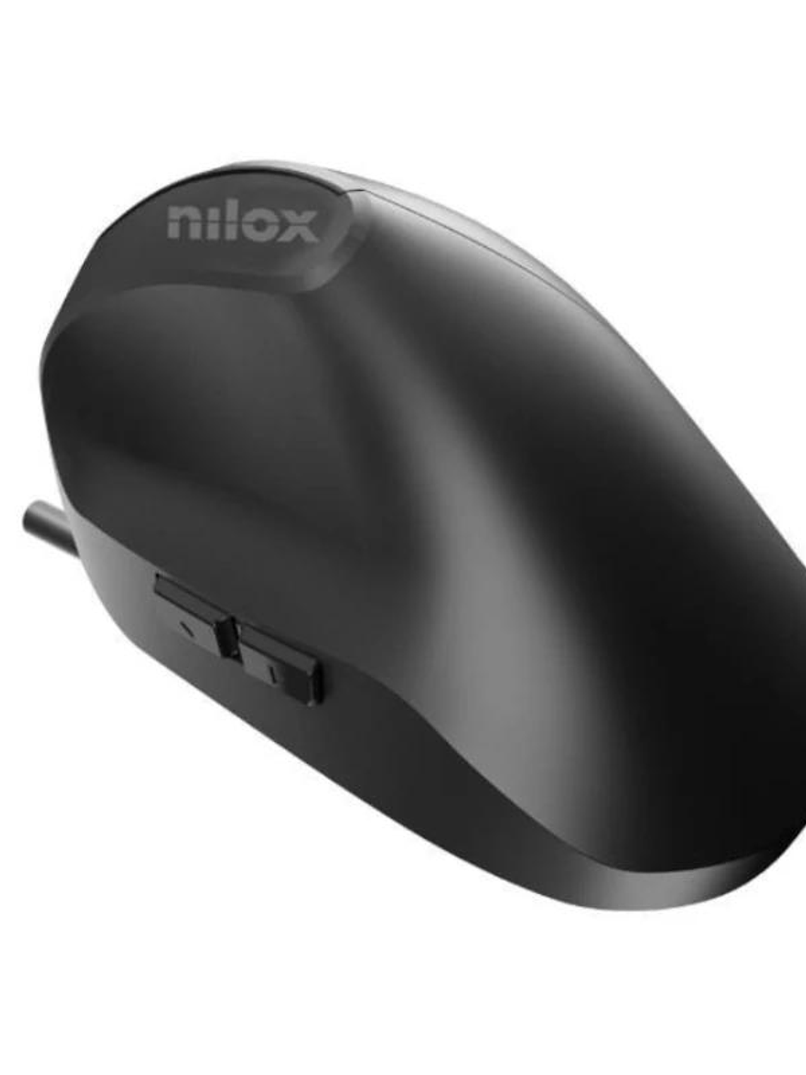 Nilox Ratón Vertical 3600 DPI, 6 botones, negro 3