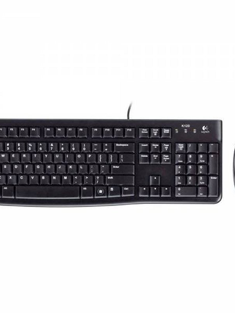 Logitech MK120 Teclado + Ratón óptico 1000dpi USB 3