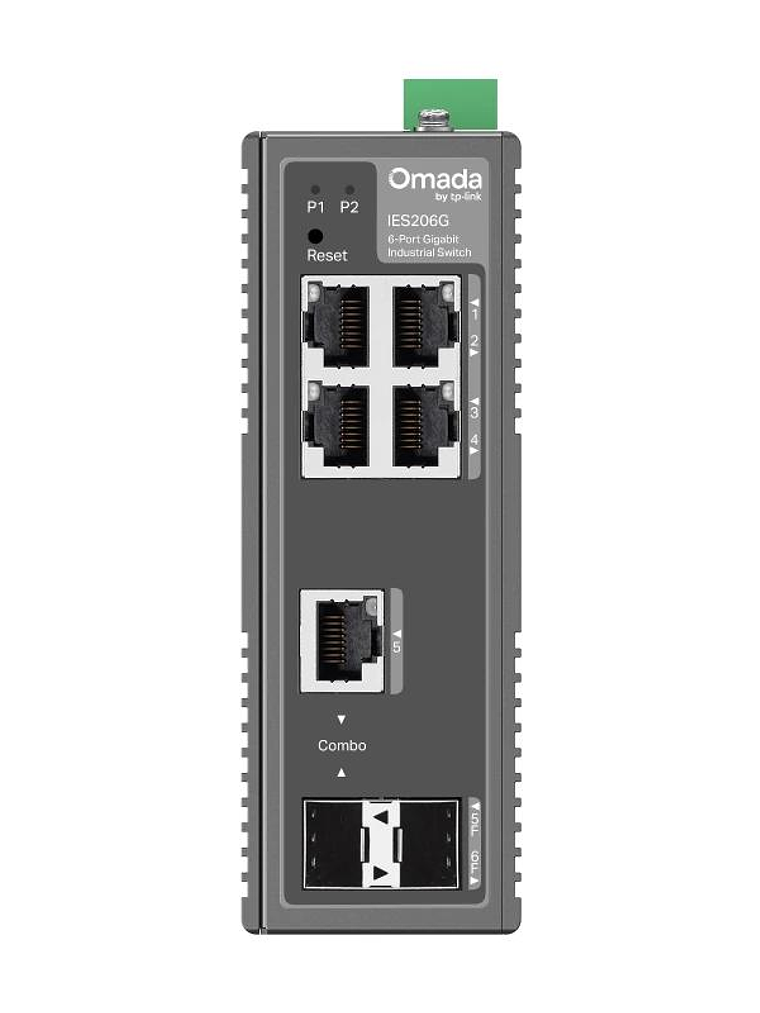 TP-Link IES206G Switch Industrial 4xG 1xSFP 1xC 3