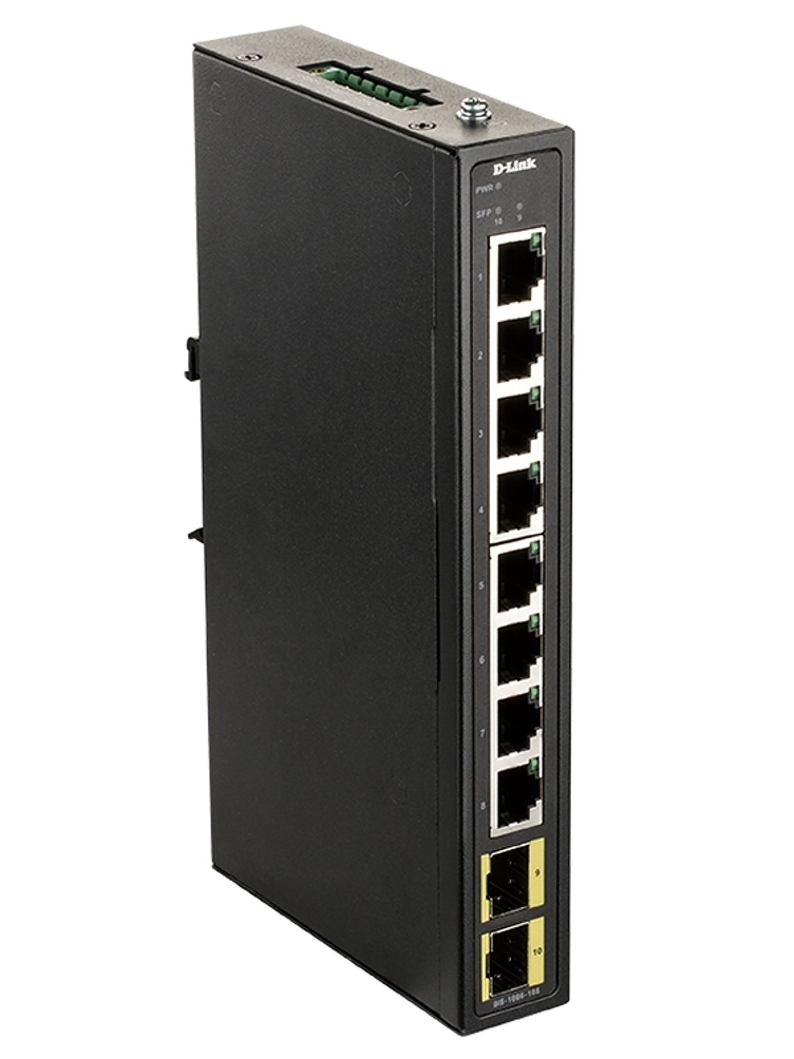 D-Link DIS-100G-10S Industrial Switch 8xGb 2xSFP 1
