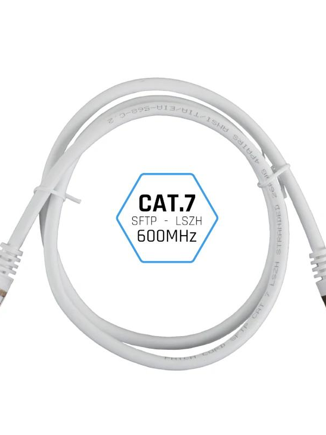 iggual Latiguillo CAT7 SFTP LSZH 3 metros blanco 2
