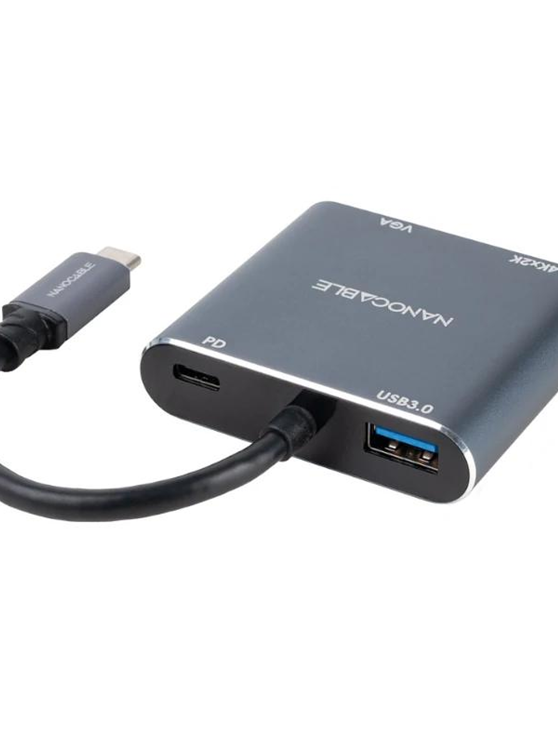 Nanocable Converosr USB-C a HDMI/VGA/USB3.0/PD 4