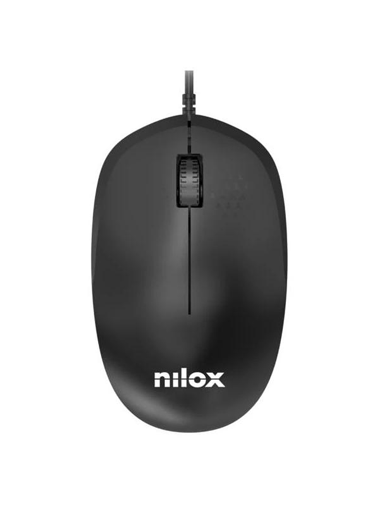 Nilox Ratón MOUSB1012 1200 dpi USB 1