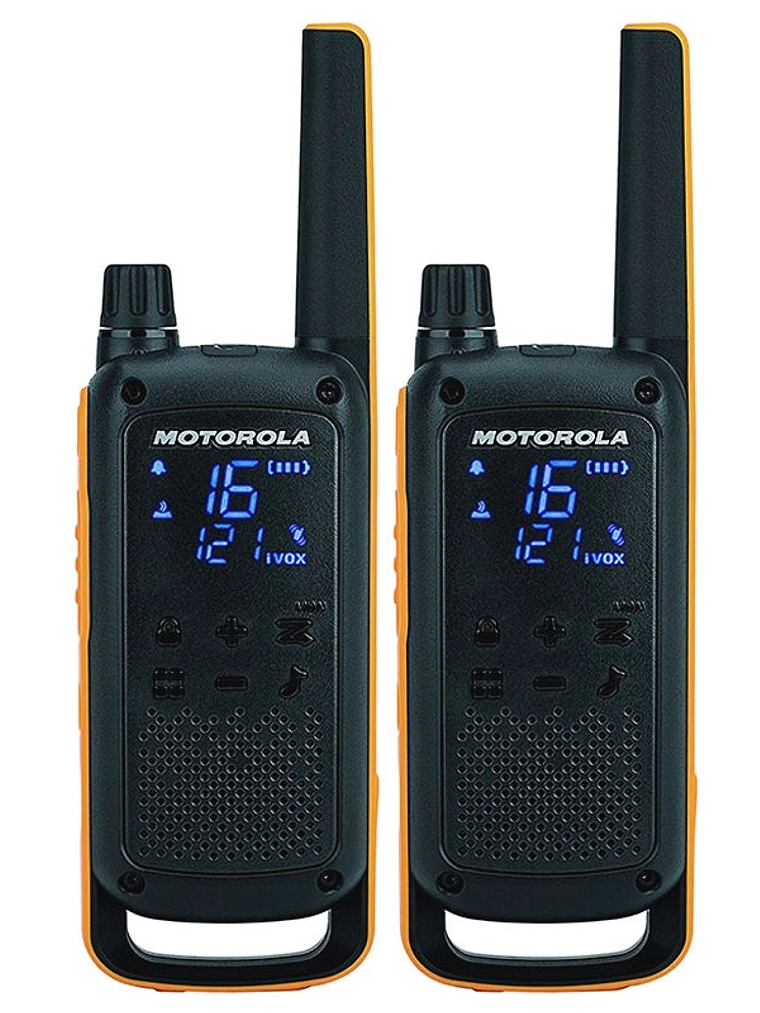 MOTOROLA T82 Walkie Talkie 10Km 16CH Pack Duo 1