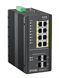Zyxel RGS200-12P Switch POE Gest DIN 240W IP30 - Miniatura 3