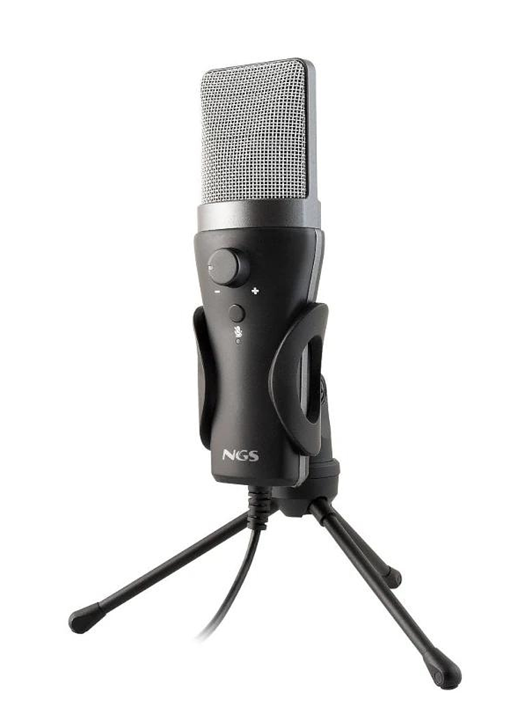 NGS Micrófono PC Usb con soporte tripode 1