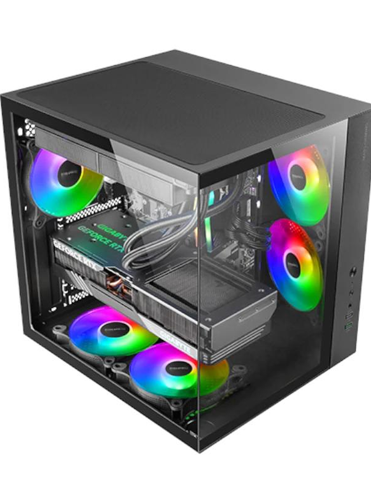 MARS GAMING MCV-ONE Atx Doble Cámara Negro 2