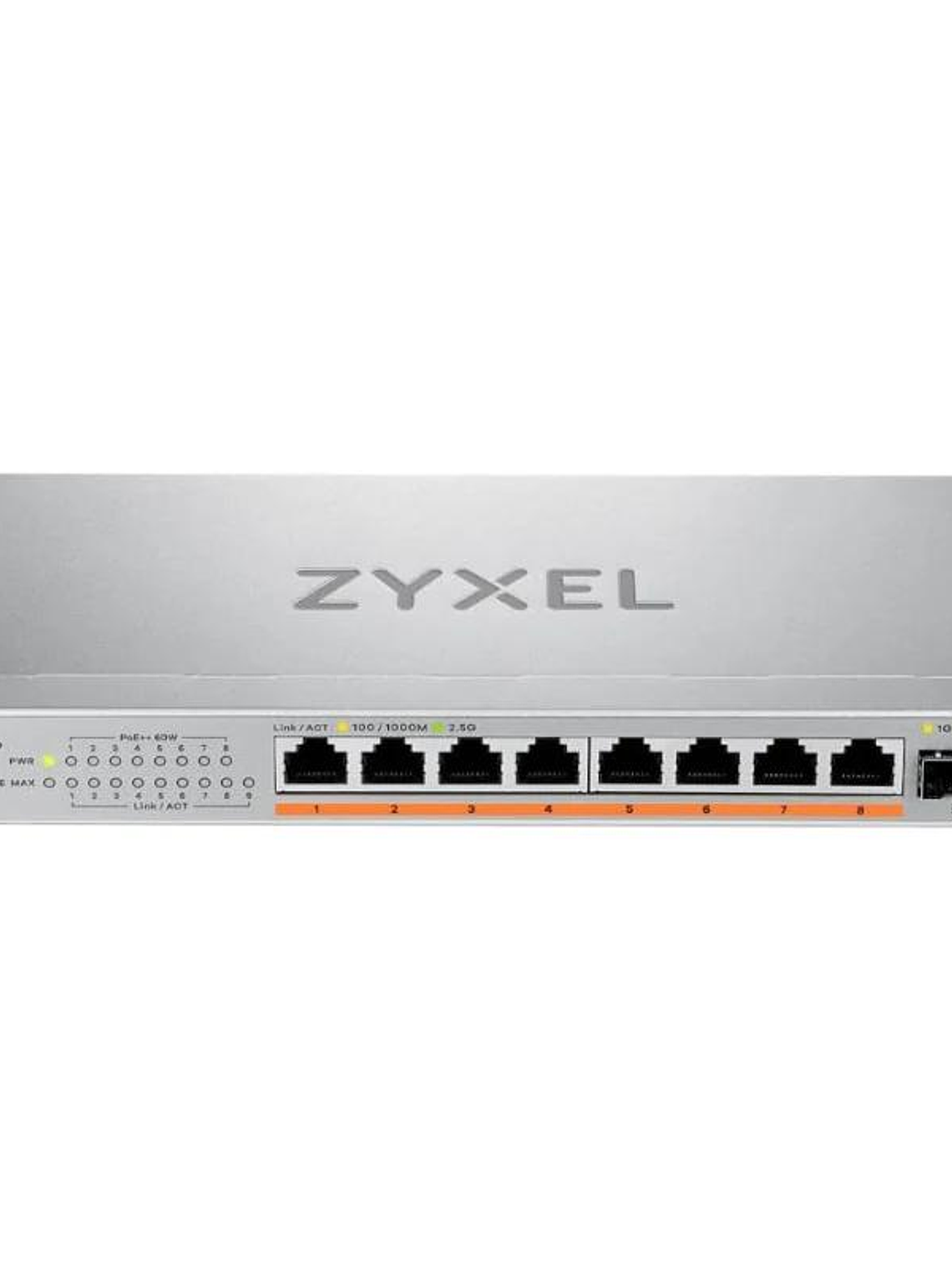 Zyxel XMG-108 Switch 5x2,5G 1 SFP+ PoE++ Desktop 3