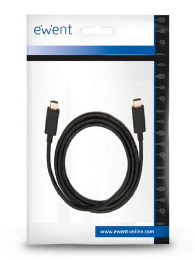 Ewent Cable USB-C CARGA RÁPIDA 100W 20Gbps 4K 1m 1