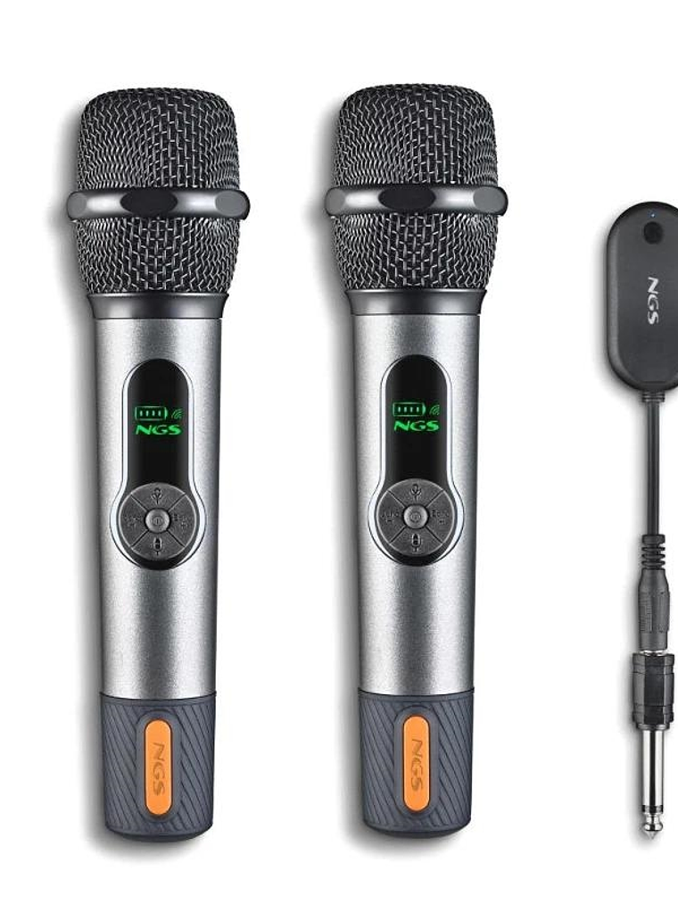 NGS Micrófonos inalámbricos Vocales Pack 2 1