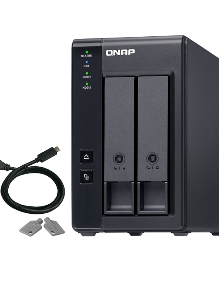 QNAP TR-002 Raid Expansion 2XHDD-Bay 1xUSB-C 3.2 1