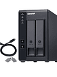 QNAP TR-002 Raid Expansion 2XHDD-Bay 1xUSB-C 3.2 - Miniatura 1