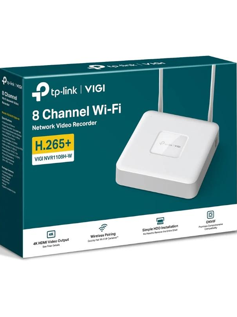 VIGI NVR1108H-W Grabador IP Sencillo 01 HDD 08 C 4