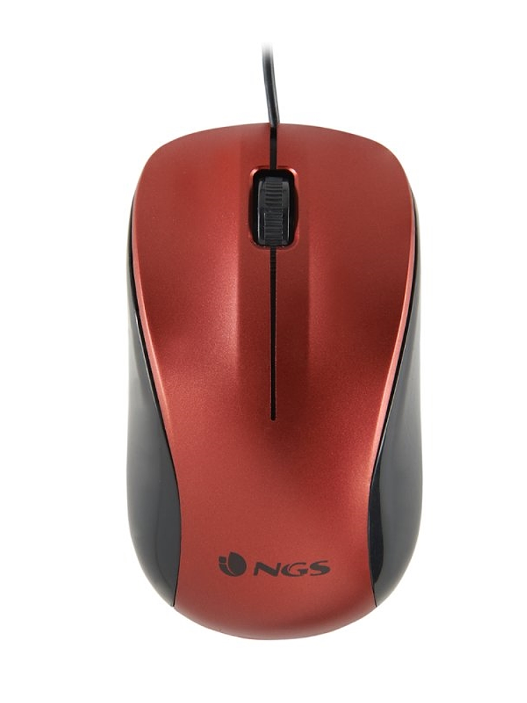 NGS Ratón Óptico WIRED RED 1