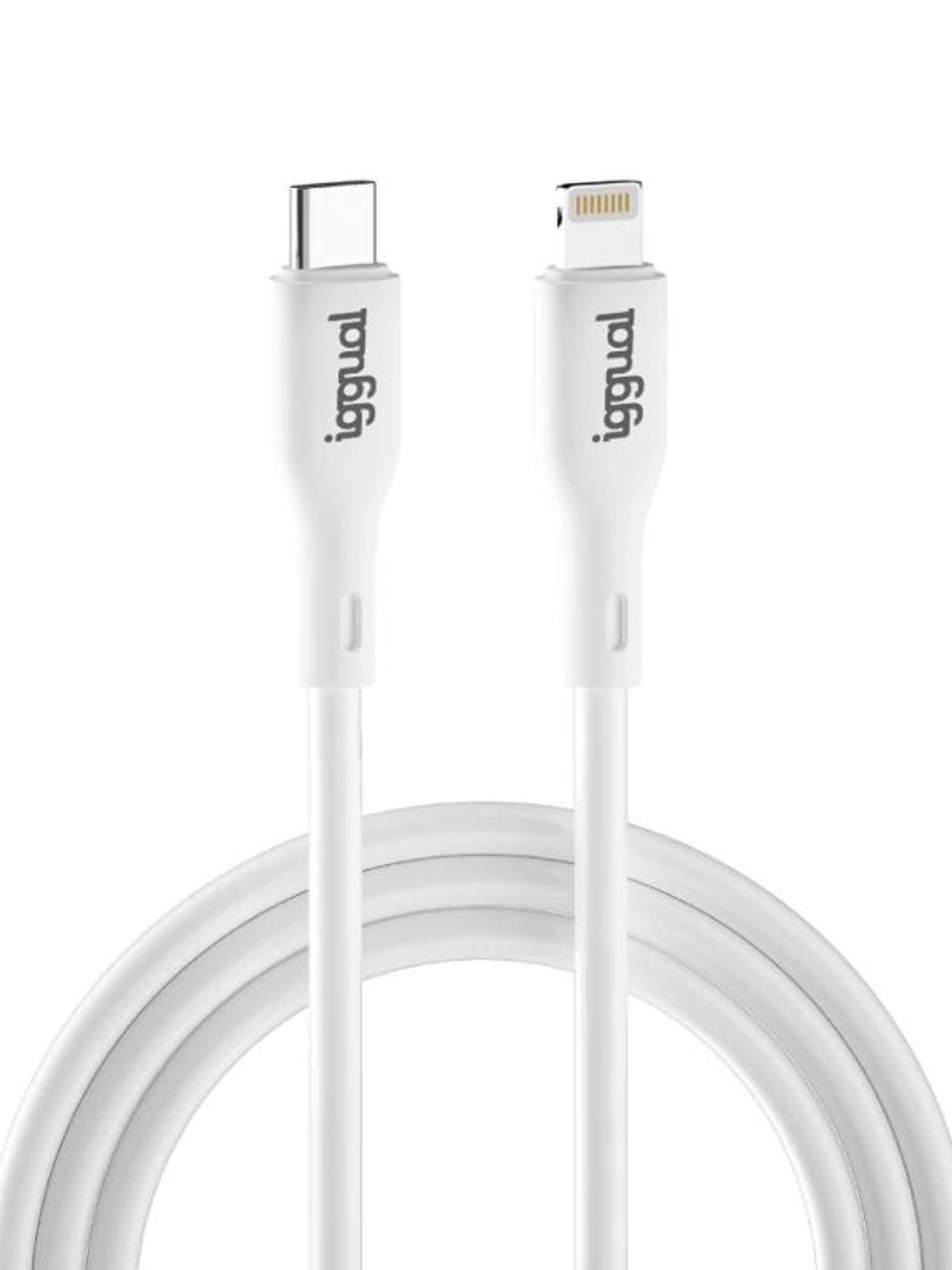 iggual cable USB-C/Lightning 100 cm blanco Q3.0 3A 1