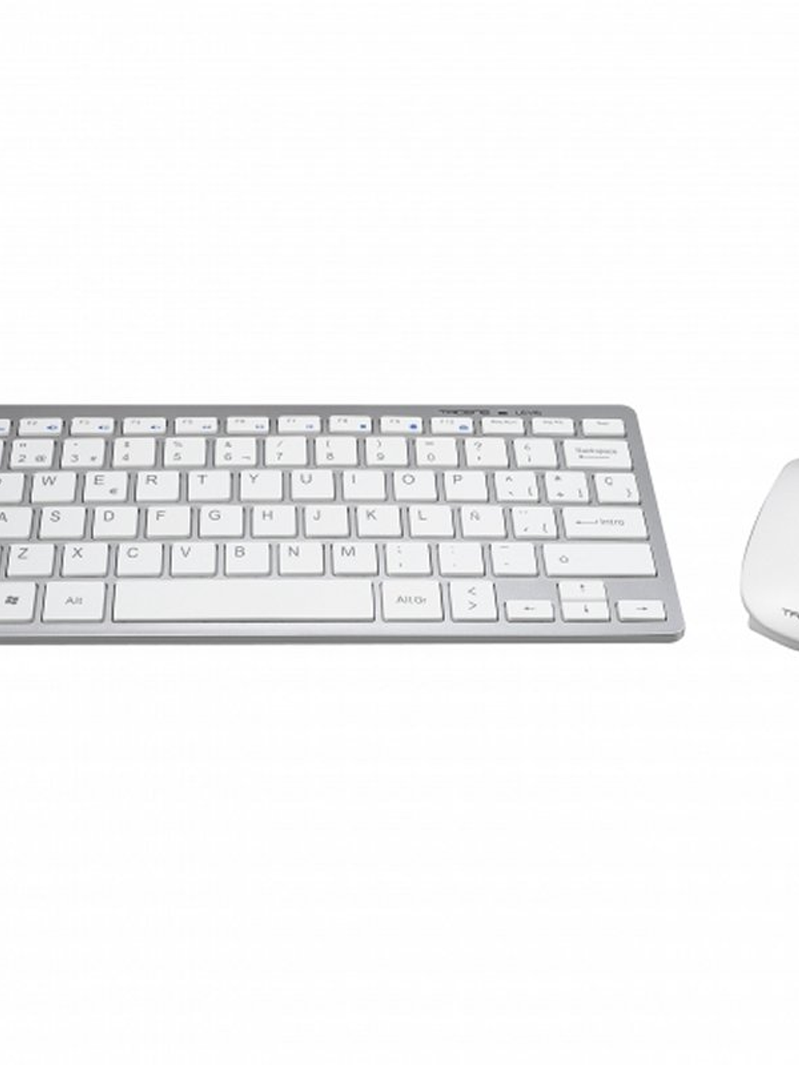 Tacens Levis Teclado+Ratón Inalámbrico Blanco Ultr 3