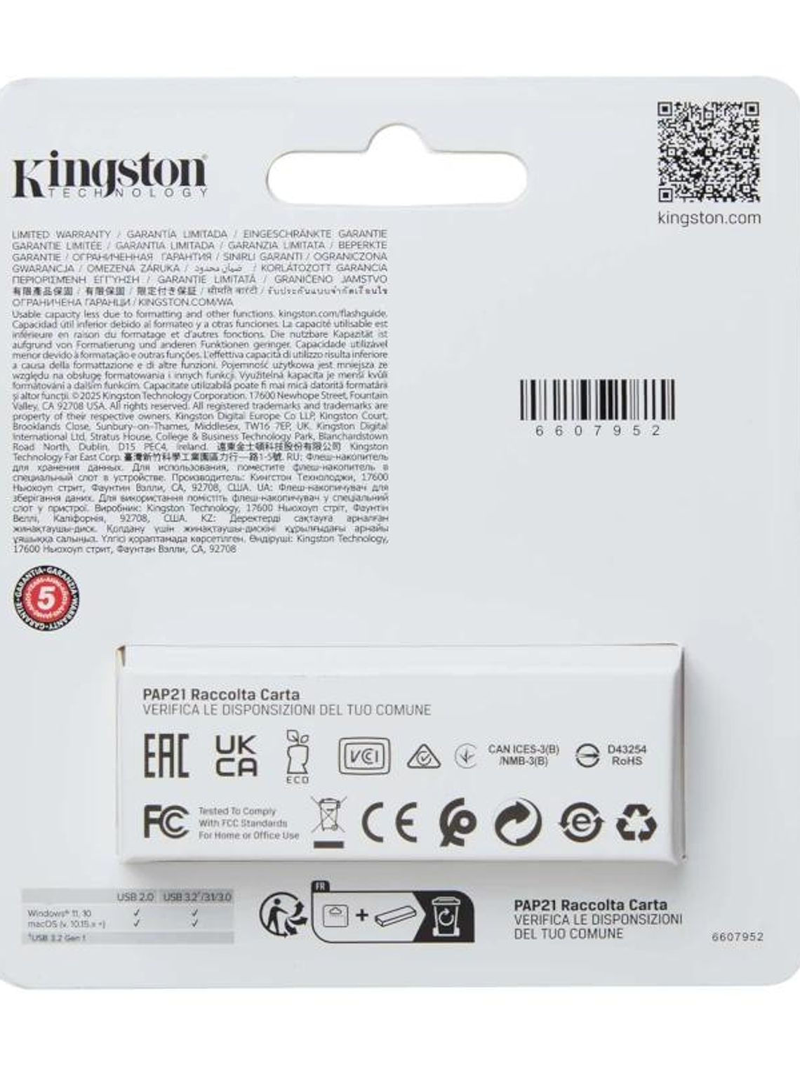 Kingston DataTraveler Exodia S 128GB USB 3.2 Gen 1 4