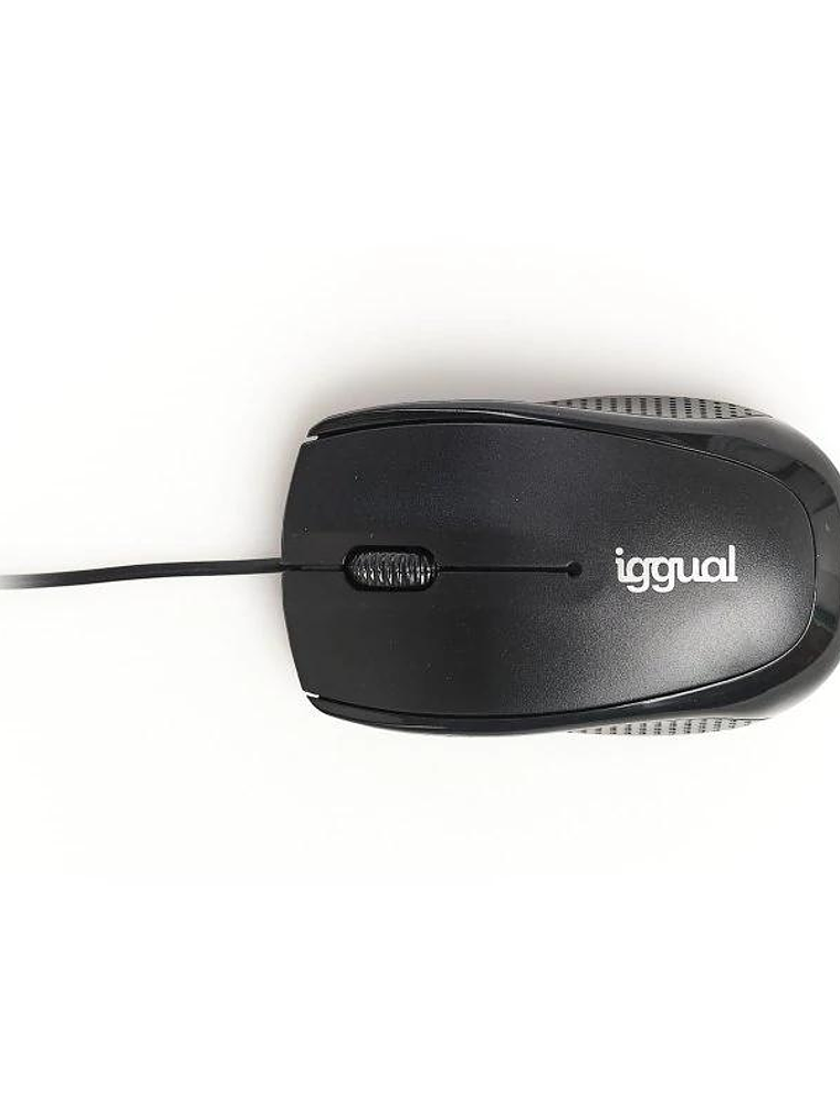 iggual Ratón óptico COM-BASIC-800DPI negro 3
