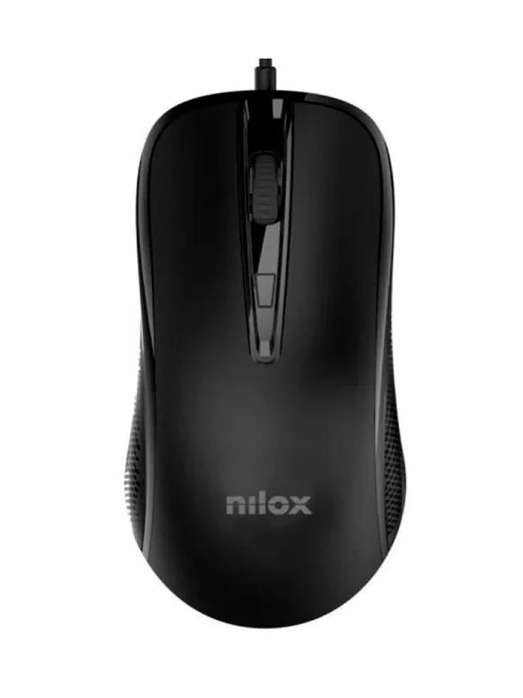 Nilox Ratón MOUSB1014 2400 dpi USB 2