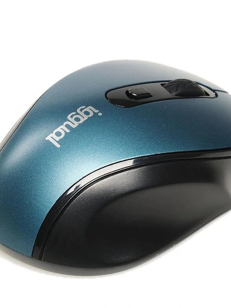 iggual Ratón inalámbrico ERGONOMIC-M-1600DPI azul 3