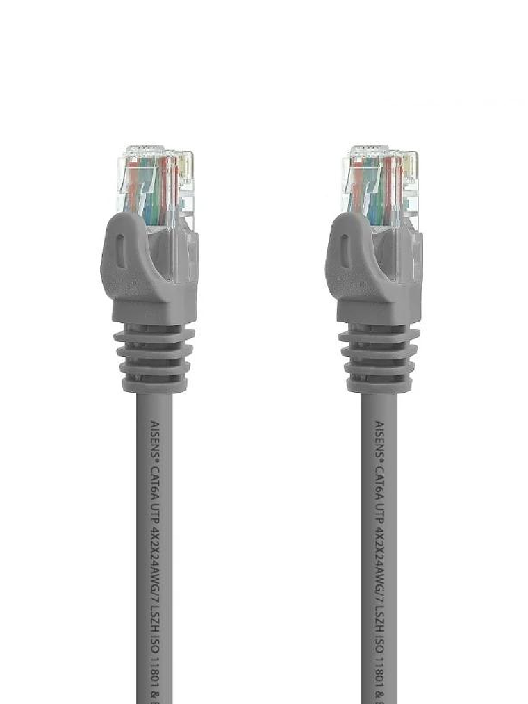 Aisens Latiguillo Rj45 Cat.6A Utp Gris 5.0M 2