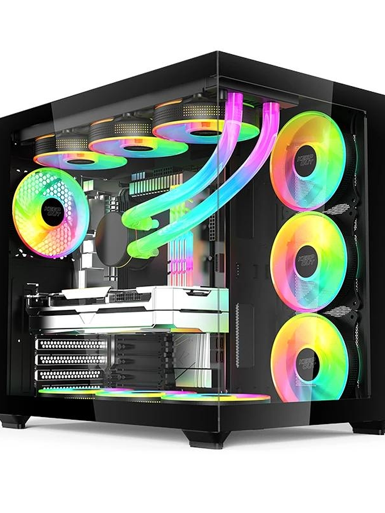 Keep Out Caja M-Atx KO XC-800 PRO ARGB USB3 Black 1