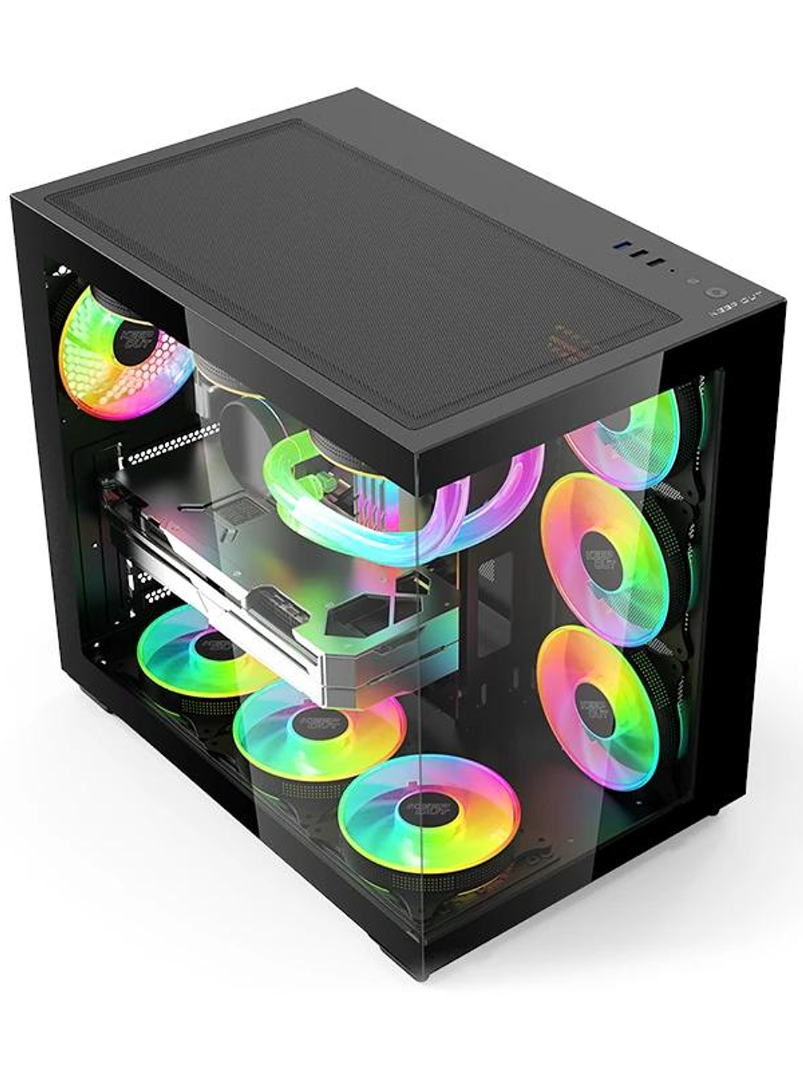 Keep Out Caja M-Atx KO XC-800 PRO ARGB USB3 Black 2