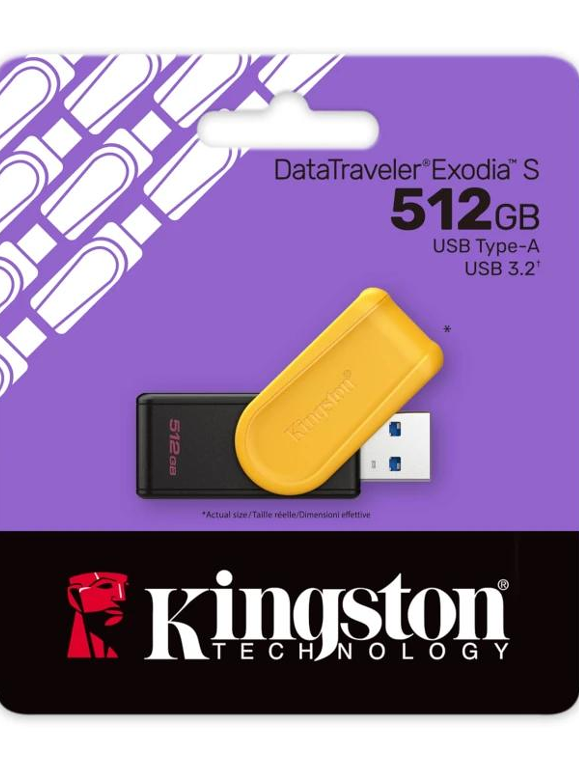 Kingston DataTraveler Exodia S 512GB USB 3.2 Gen 1 3