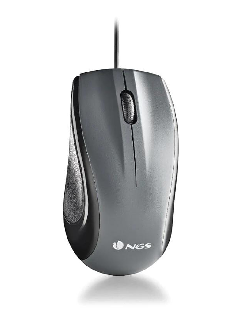 NGS Ratón Musk Láser Cable 1200 DPI 1