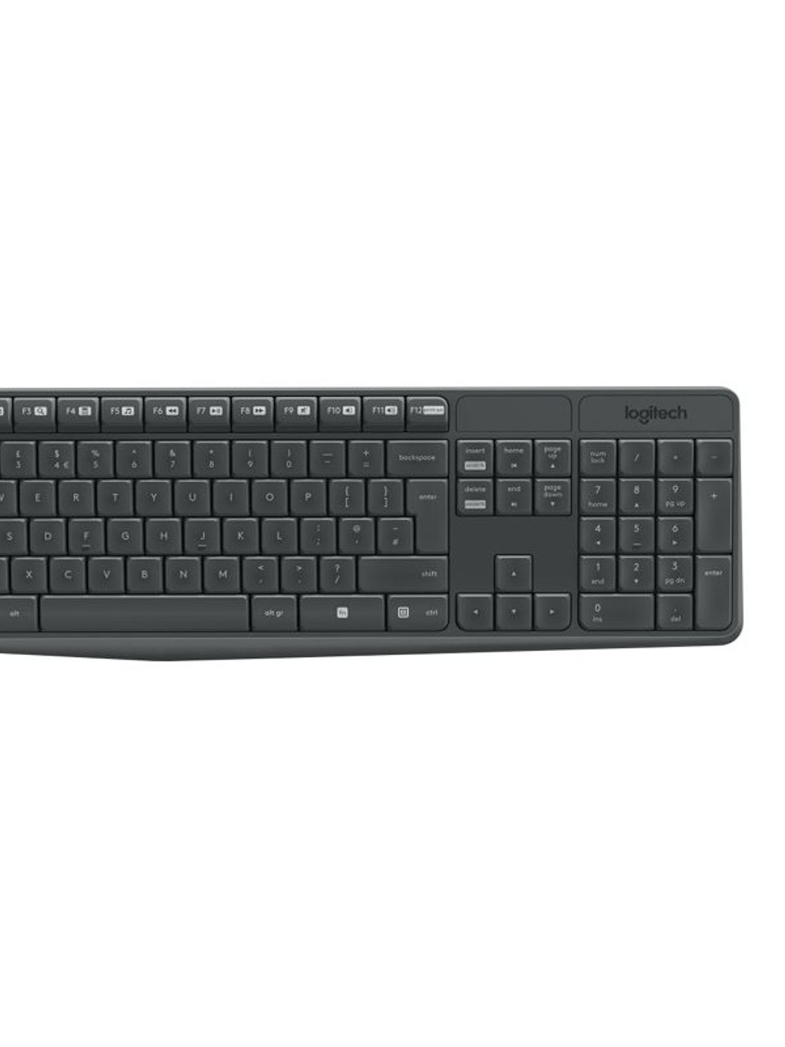 Logitech MK235 Teclado y ratón Inalámbrico Gris 4