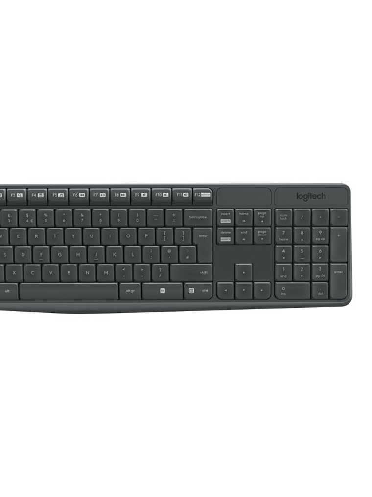 Logitech MK235 Teclado y ratón Inalámbrico Gris 4