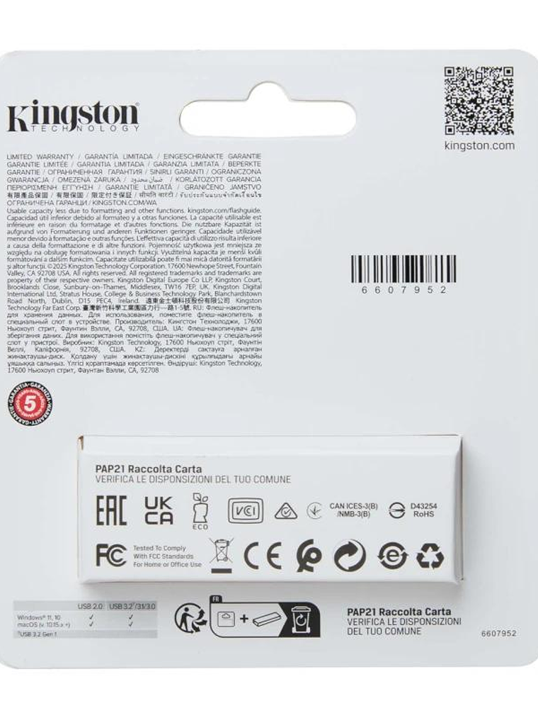 Kingston DataTraveler Exodia S 512GB USB 3.2 Gen 1 4