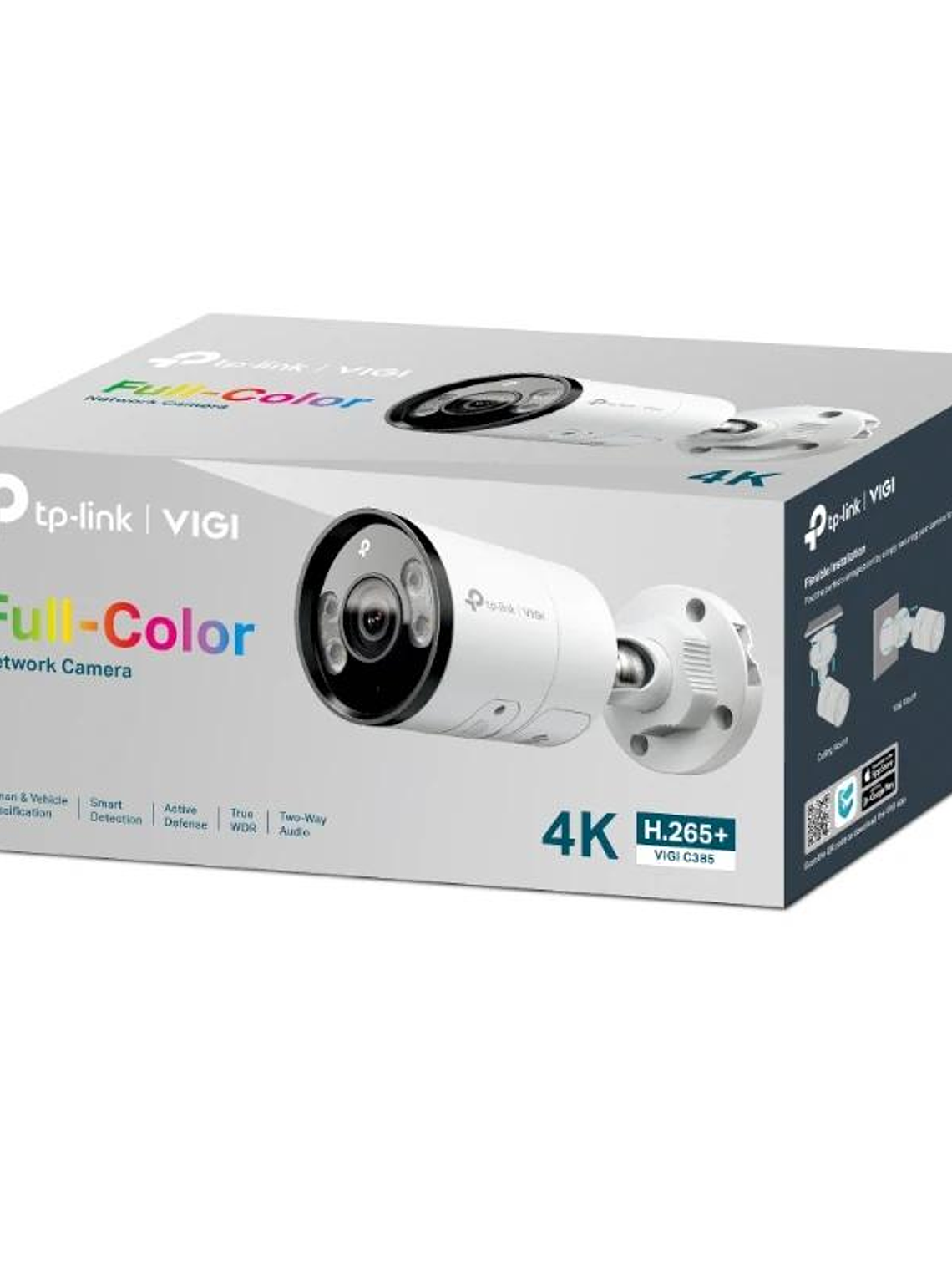 VIGI Cámara IP Bullet C385 8MP Metal Full-Color 4m 4