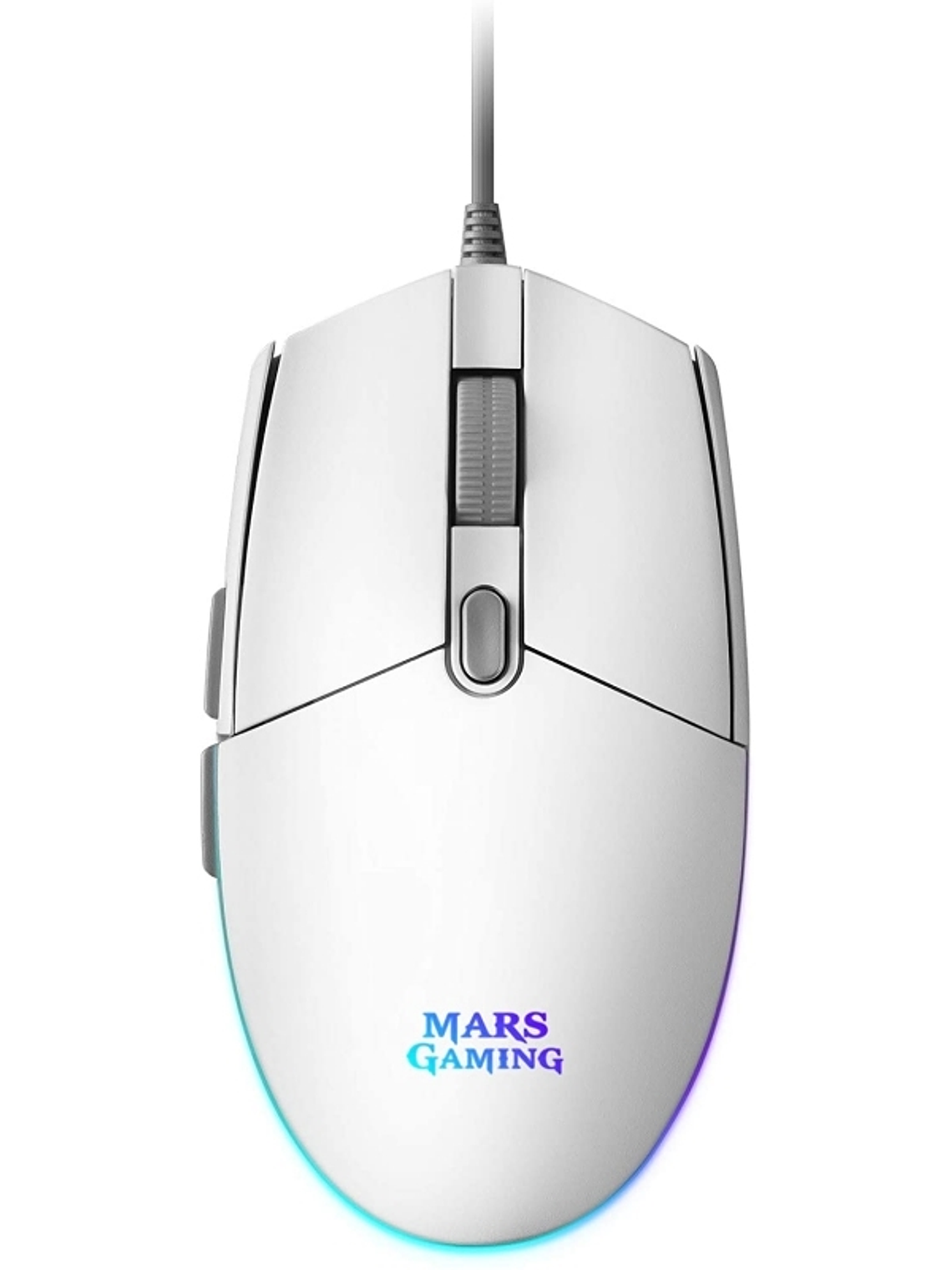 Mars Gaming Ratón MMG 3200dpi RGB FLOW Blanco 1