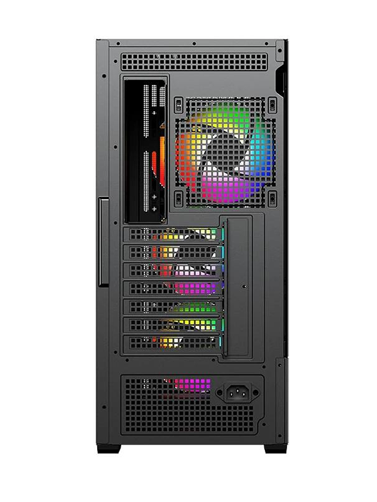 Keep Out Caja M-Atx KO XC-805 MESH ARGB USB3 Black 4