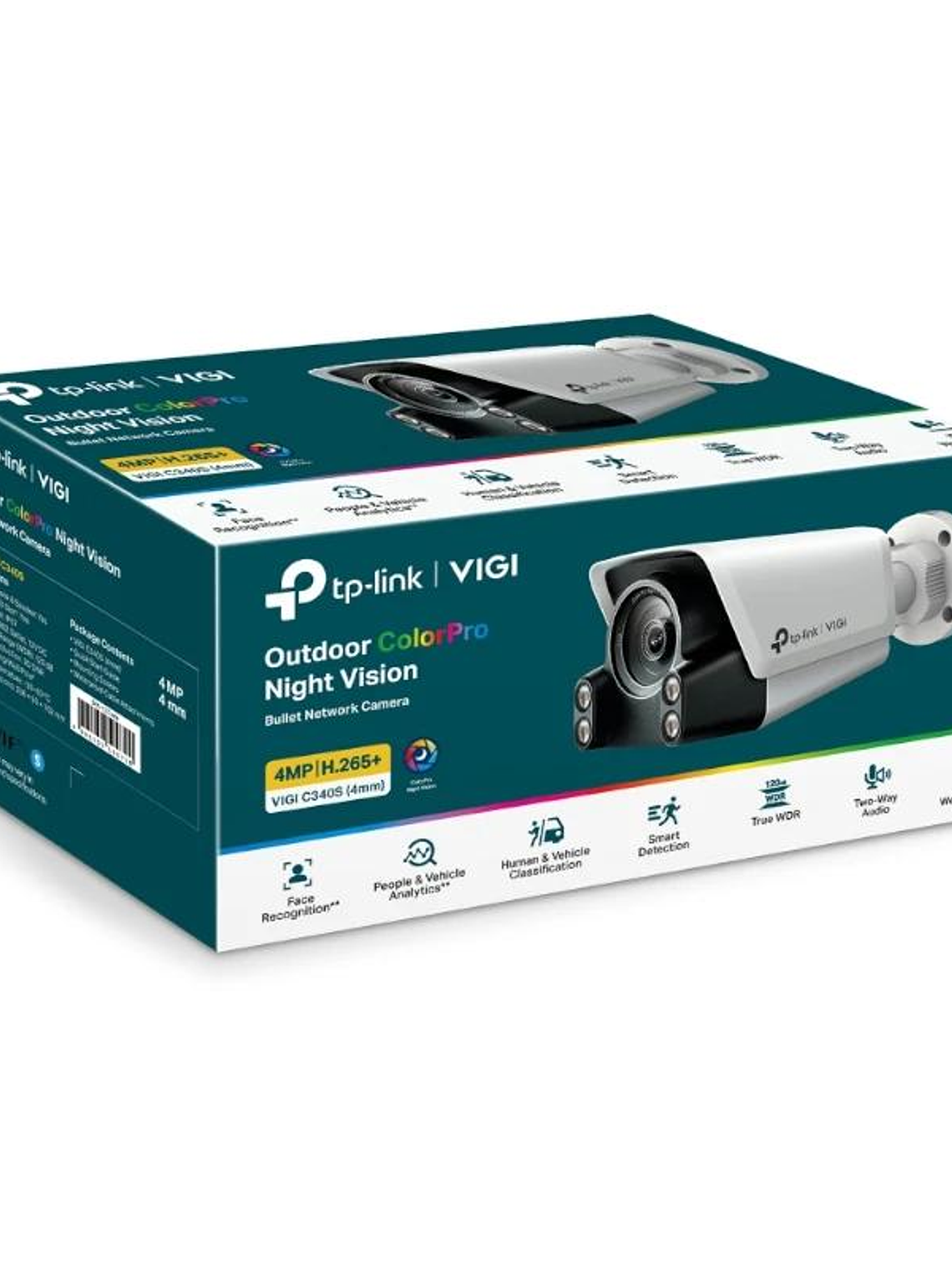 VIGI Cámara IP Bullet C340S 4MP Plástico Full-Colo 3