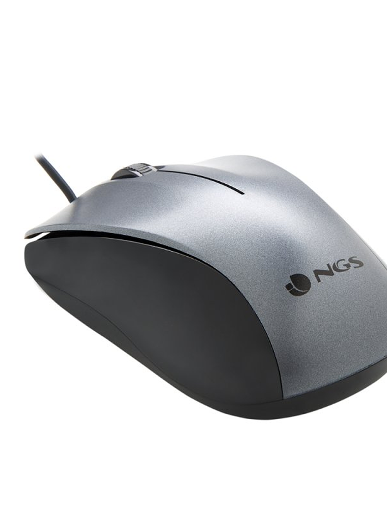 NGS Ratón Óptico WIRED GRAY 4