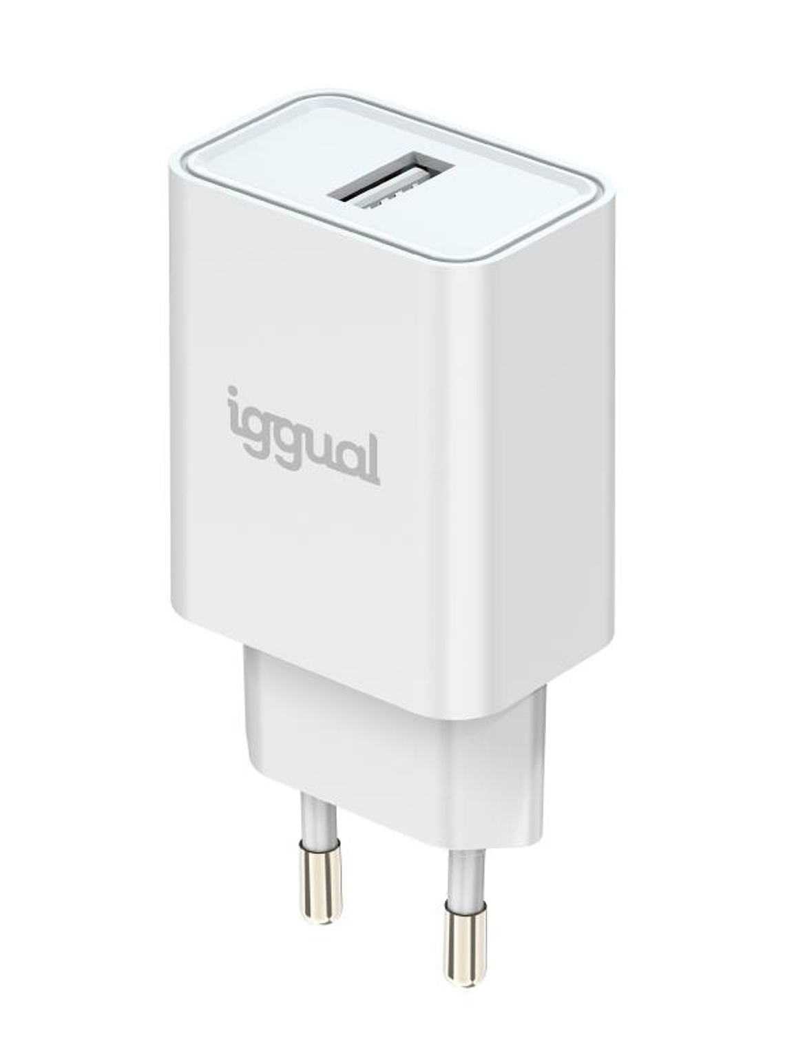 iggual Cargador de pared 1xUSB 5V/2.4A (12W) 4