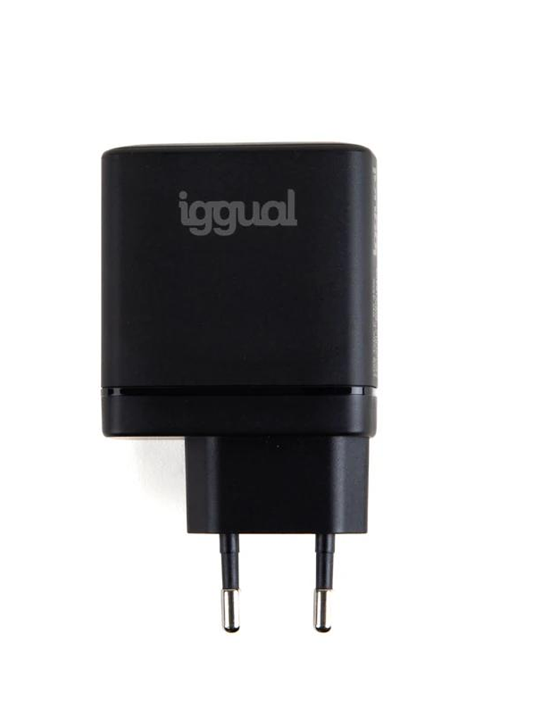 iggual Cargador rápido USB PD tipo C 45W GaN 2