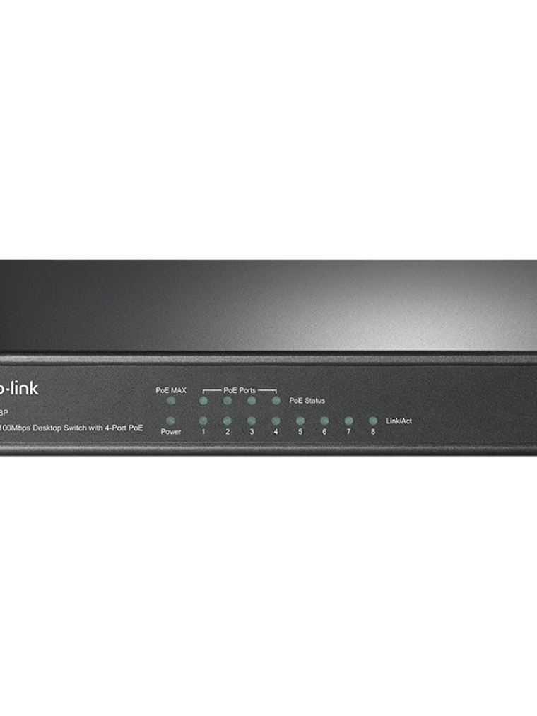 TP-LINK TL-SF1008P Switch 8x10/100Mbps 4xPoE Metal 1